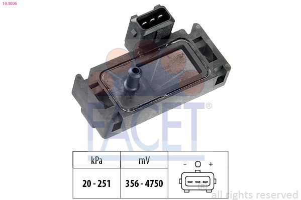 FACET 10.3006 Air Pressure Sensor, altitude adaption
