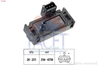Air Pressure Sensor, altitude adaption FACET 10.3006
