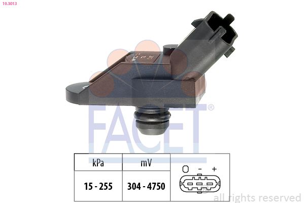 FACET 10.3013 Air Pressure Sensor, altitude adaption