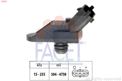 Air Pressure Sensor, altitude adaption FACET 10.3013