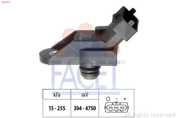 FACET 10.3014 Air Pressure Sensor, altitude adaption