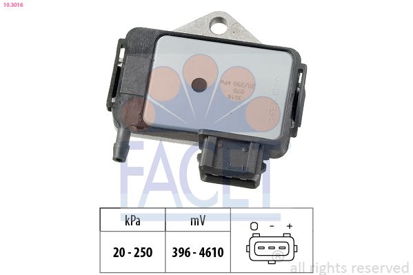 FACET 10.3016 Air Pressure Sensor, altitude adaption