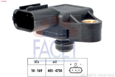 Air Pressure Sensor, altitude adaption FACET 10.3026