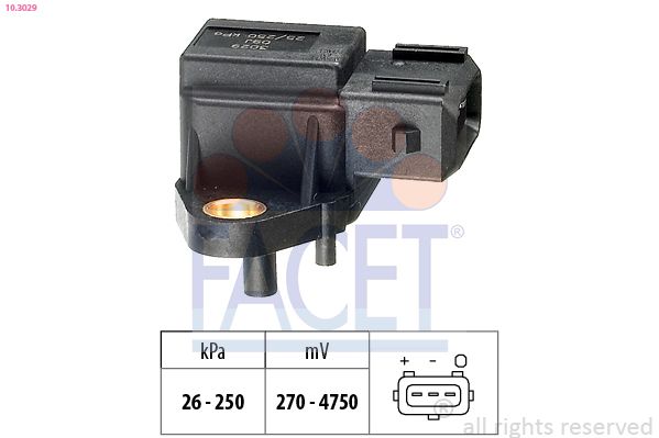 FACET 10.3029 Air Pressure Sensor, altitude adaption