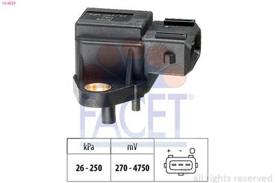 Air Pressure Sensor, altitude adaption FACET 10.3029