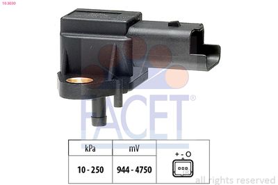 Air Pressure Sensor, altitude adaption FACET 10.3030