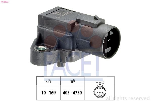 FACET 10.3032 Air Pressure Sensor, altitude adaption