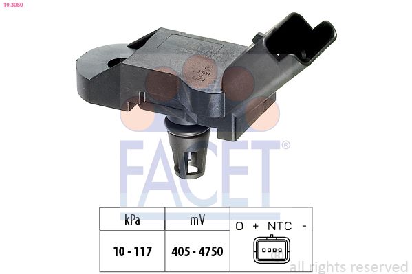 FACET 10.3080 Air Pressure Sensor, altitude adaption