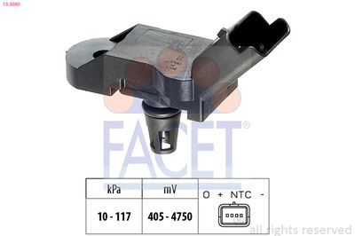 Air Pressure Sensor, altitude adaption FACET 10.3080