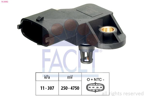 FACET 10.3082 Air Pressure Sensor, altitude adaption
