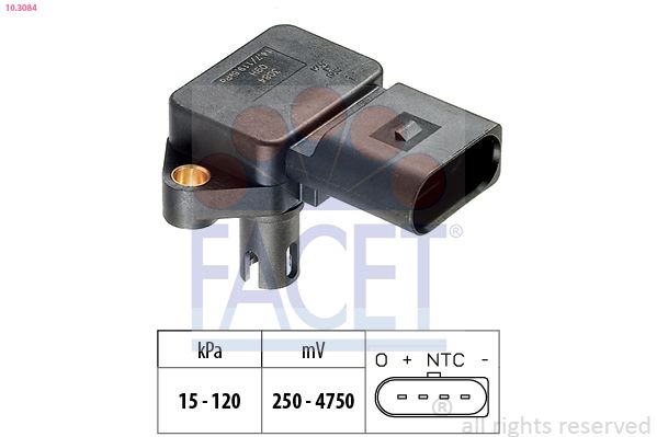 FACET 10.3084 Air Pressure Sensor, altitude adaption