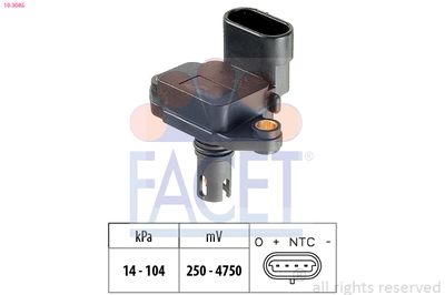 Air Pressure Sensor, altitude adaption FACET 10.3085