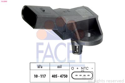 Air Pressure Sensor, altitude adaption FACET 10.3090