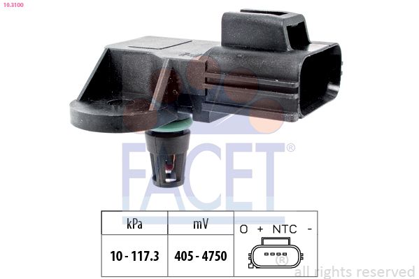 FACET 10.3100 Air Pressure Sensor, altitude adaption