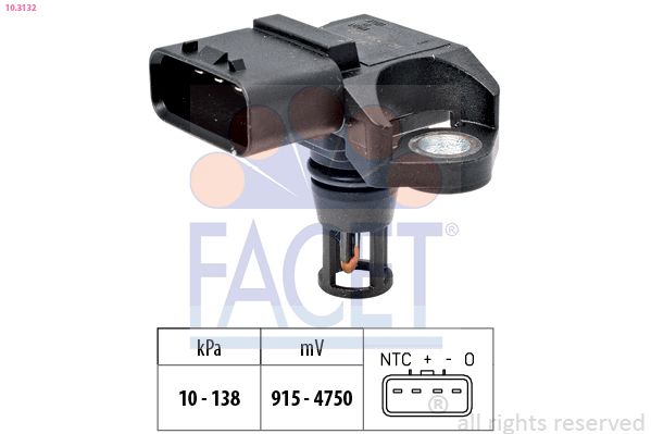 FACET 10.3132 Air Pressure Sensor, altitude adaption