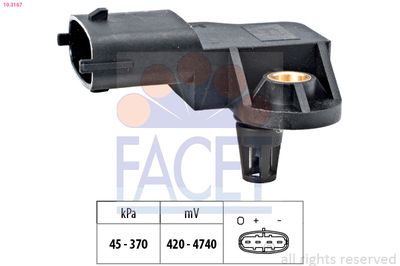 Air Pressure Sensor, altitude adaption FACET 10.3167
