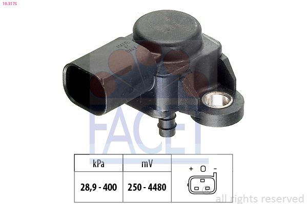 FACET 10.3175 Air Pressure Sensor, altitude adaption