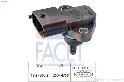 Air Pressure Sensor, altitude adaption FACET 10.3178