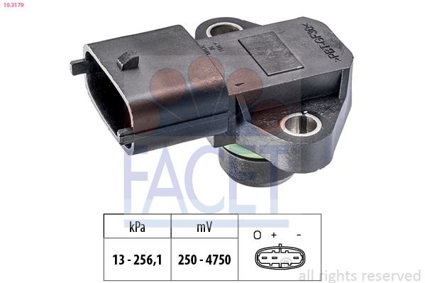 FACET 10.3179 Air Pressure Sensor, altitude adaption