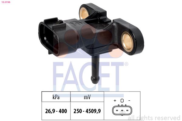 FACET 10.3198 Air Pressure Sensor, altitude adaption
