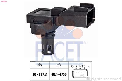 Air Pressure Sensor, altitude adaption FACET 10.3203