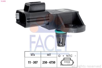 Air Pressure Sensor, altitude adaption FACET 10.3205