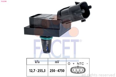 Air Pressure Sensor, altitude adaption FACET 10.3246