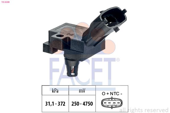 FACET 10.3248 Air Pressure Sensor, altitude adaption