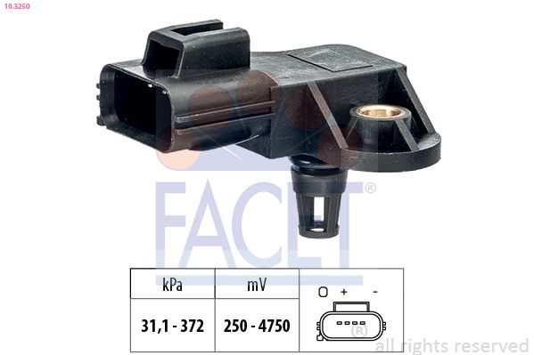 FACET 10.3250 Air Pressure Sensor, altitude adaption