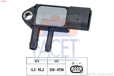 Pressure Sensor, brake booster FACET 10.3263