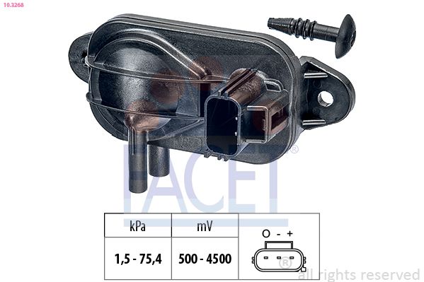 FACET 10.3268 Air Pressure Sensor, altitude adaption