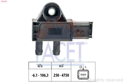 Air Pressure Sensor, altitude adaption FACET 10.3271