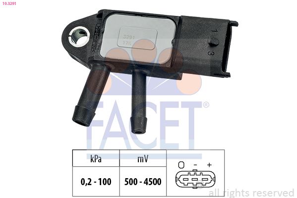 FACET 10.3291 Air Pressure Sensor, altitude adaption