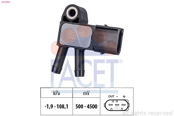 FACET 10.3294 Air Pressure Sensor, altitude adaption