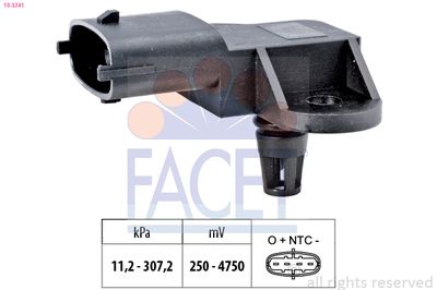 Air Pressure Sensor, altitude adaption FACET 10.3341