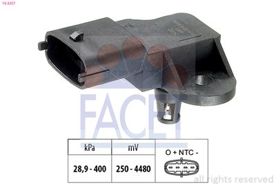 Air Pressure Sensor, altitude adaption FACET 10.3357