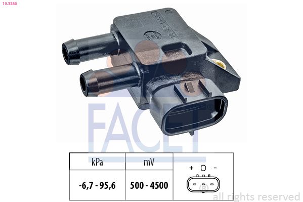 FACET 10.3386 Air Pressure Sensor, altitude adaption