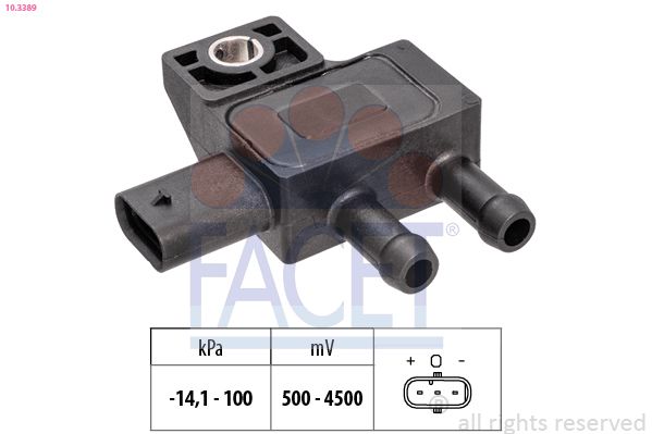 FACET 10.3389 Air Pressure Sensor, altitude adaption