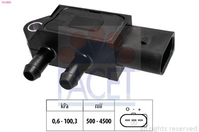 Air Pressure Sensor, altitude adaption FACET 10.3403
