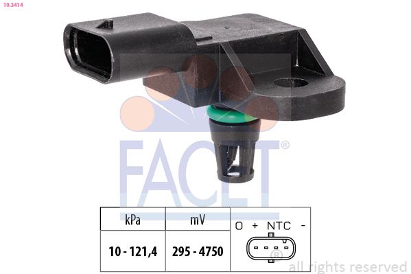 FACET 10.3414 Air Pressure Sensor, altitude adaption