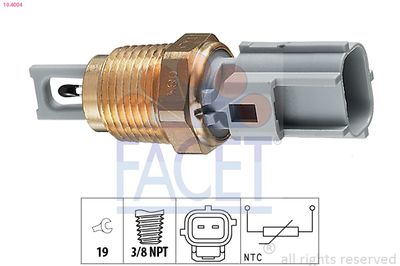 Sensor, intake air temperature FACET 10.4004