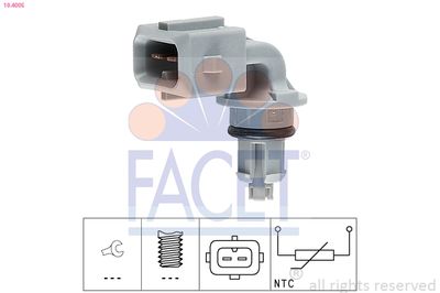 Sensor, exterior temperature FACET 10.4005