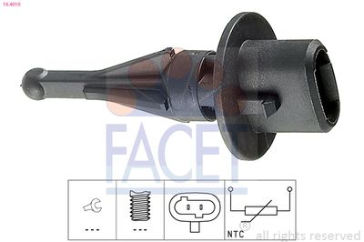 Sensor, exterior temperature FACET 10.4010