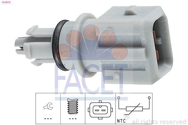 FACET 10.4012 Sensor, exterior temperature