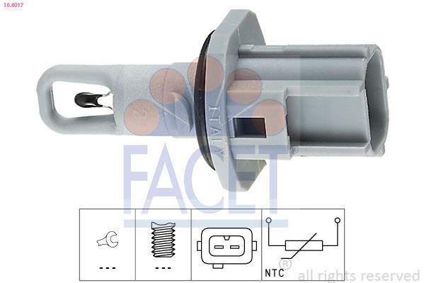 FACET 10.4017 Sensor, intake air temperature