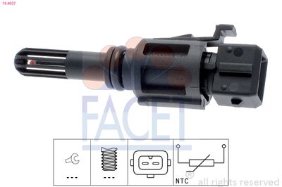 Sensor, intake air temperature FACET 10.4027