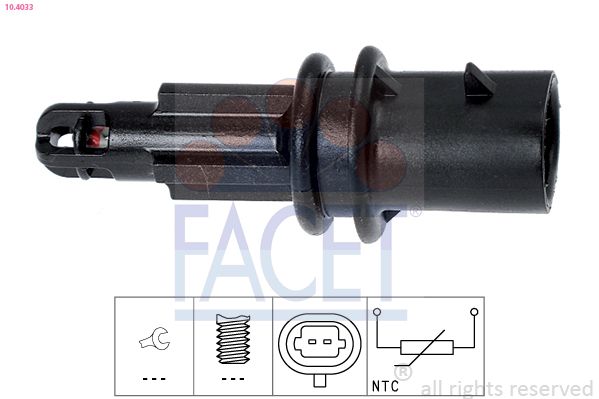 FACET 10.4033 Sensor, intake air temperature