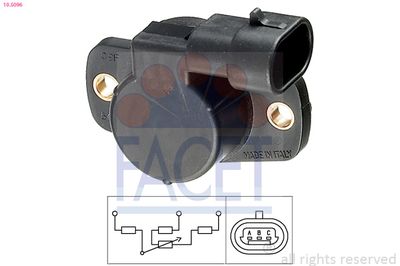 Sensor, throttle position FACET 10.5096