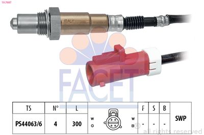 Oxygen Sensor FACET 10.7687