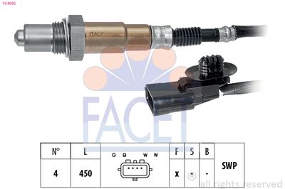 Oxygen Sensor FACET 10.8095